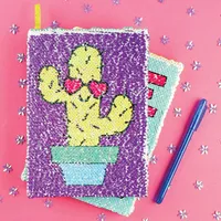 Magic Sequin Cactus/Can't Touch  Reveal Journal