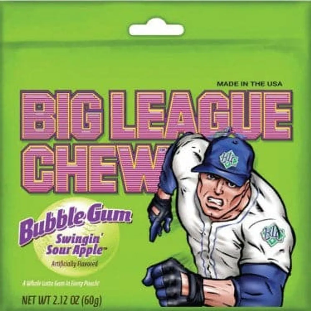 Big League Chew Swingin Sour Apple