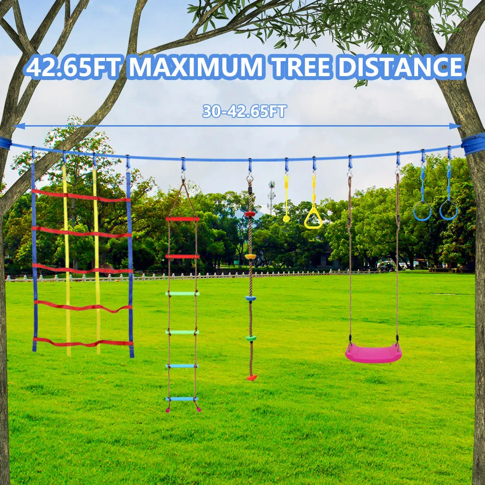 Ninja Warrior Obstacle Course with 8 accessories