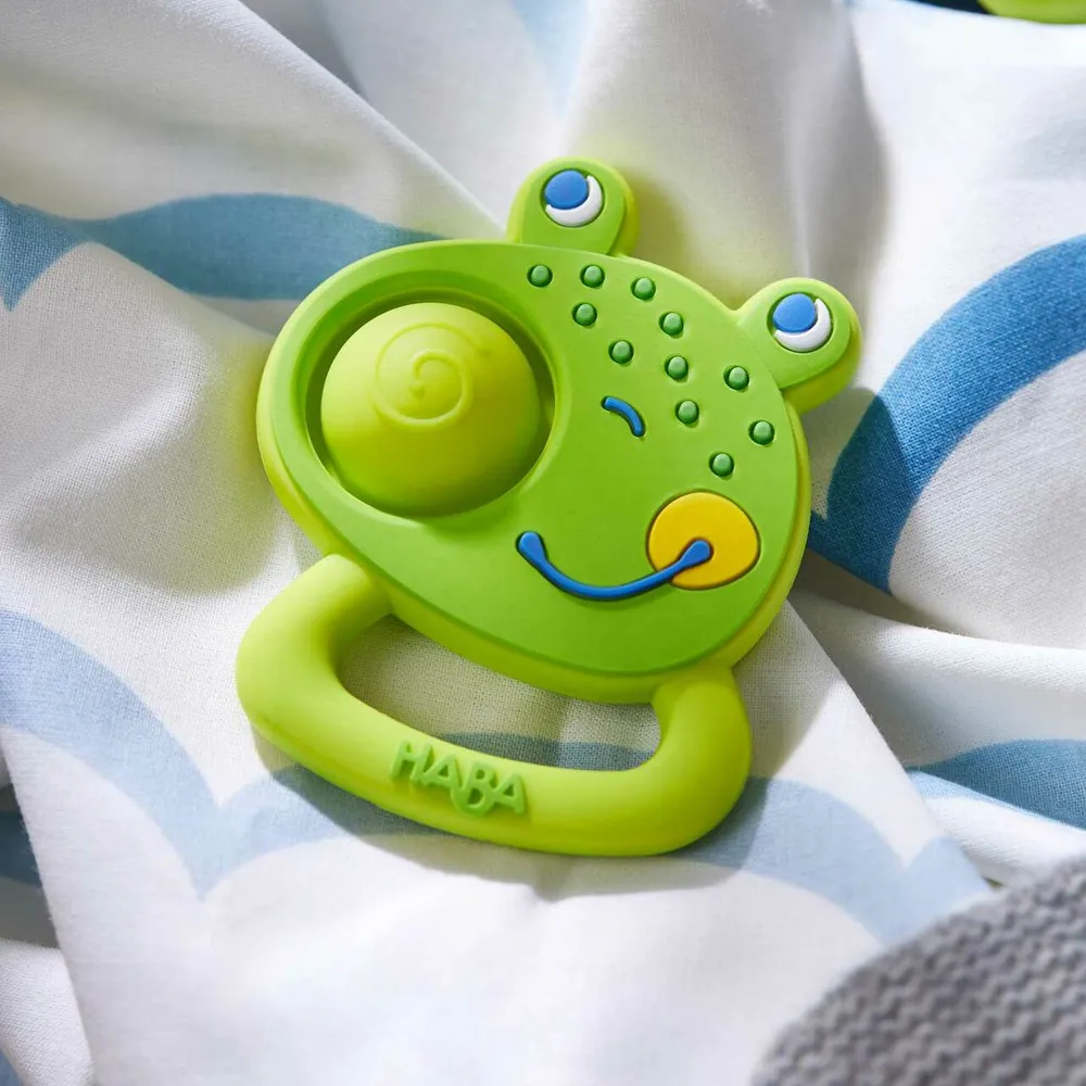 Popping Frog Silicone Teething Toy