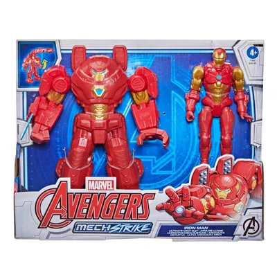 Marvel Avengers Mech Strike 8 Inch Ultimate Mech Suit Iron Man