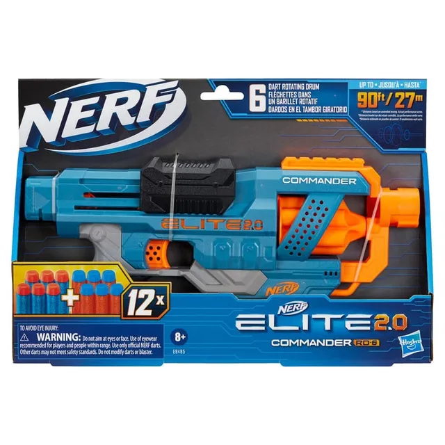 Nerf Elite 2.0 Flipshots Flip-8 Blaster, 8 Dart Barrels Flip to Double Your  Firepower, 8-Dart Capacity, 8 Nerf Darts - Nerf