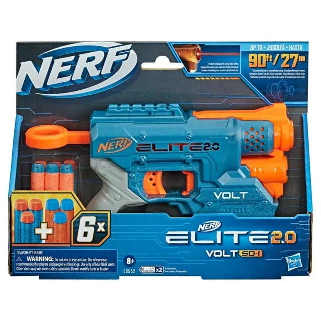 Lançador Nerf Elite 2.0 Tetrad Qs-4, Lança 4 Dardos ao Mesmo Tempo - F