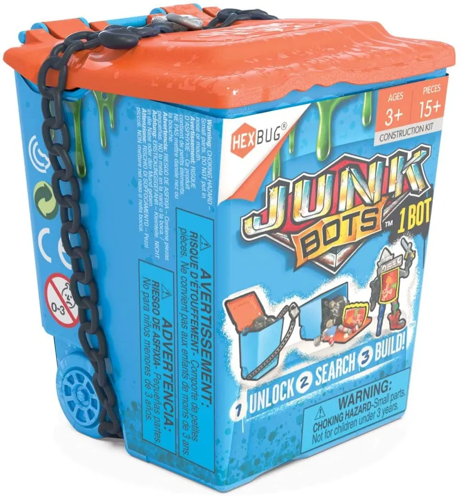 Hexbug Junkbots Trash Bin Assorted Styles