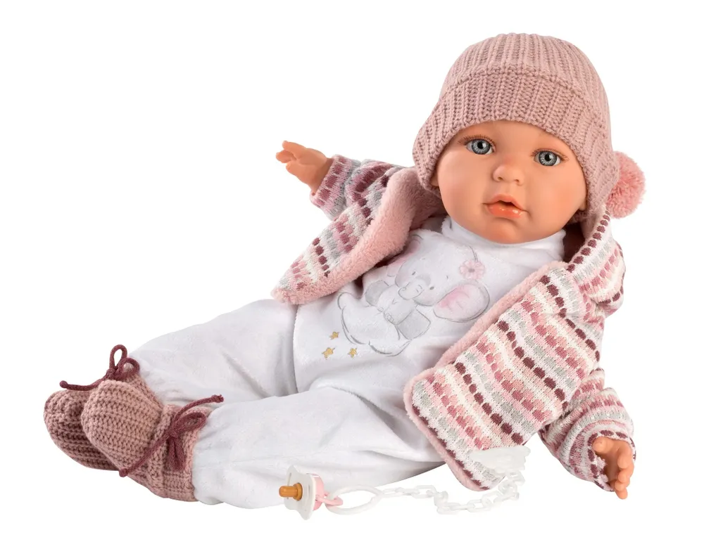 Llorens 16.5" Soft Body Crying Baby Doll Julia