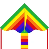Simple Flyer Kite Rainbow 33"