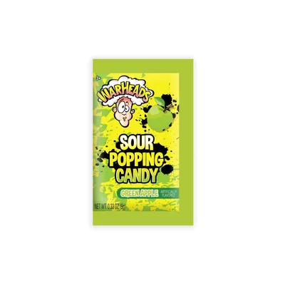 Warheads Sour Popping Candy - Green Apple