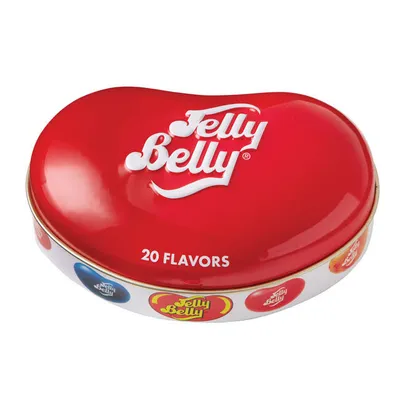 1.7 oz Jelly Belly Bean Tin with 20 Flavors