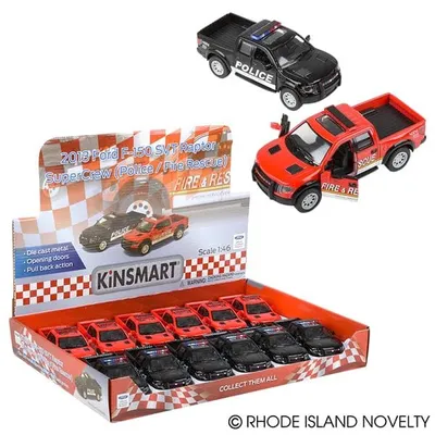 5" Diecast 2013 Ford F-150 SVT Raptor Police or Fire Rescue
