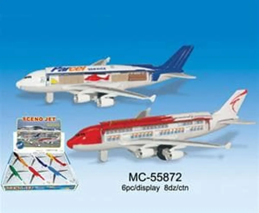 7.5" Diecast Sceno Jet