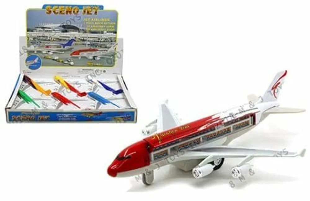 7.5" Diecast Sceno Jet