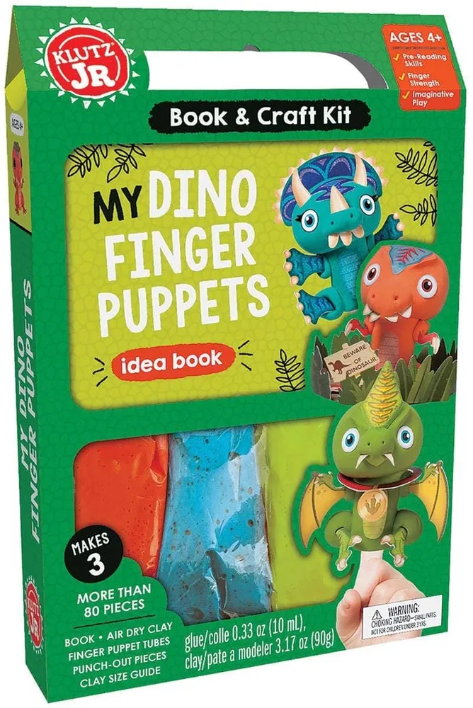 Klutz Jr. My Dino Finger Puppets