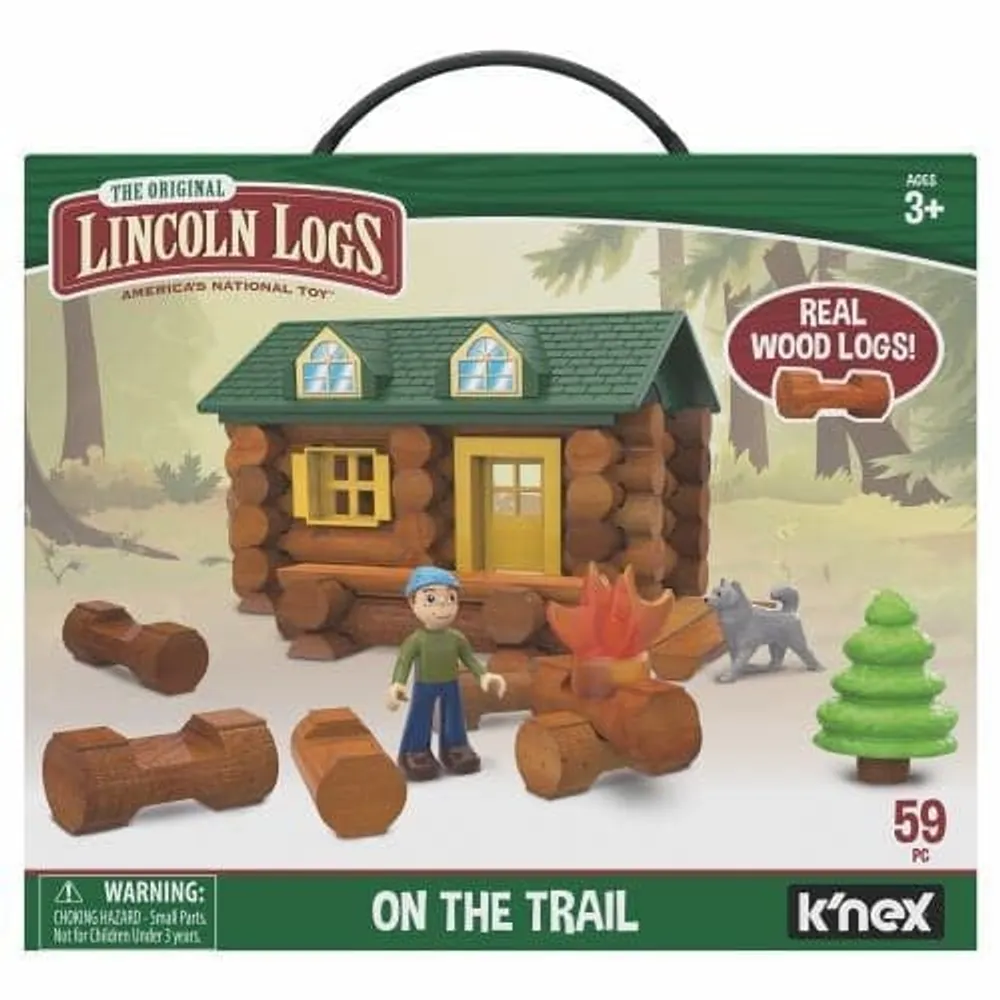 Lincoln Logs - 59 Piece On The Trail Building Set