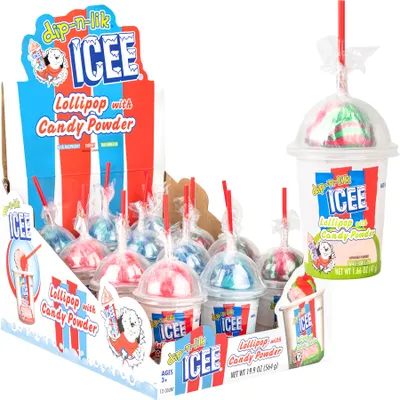 ICEE Dip-N-Lik Lollipop and Candy Powder
