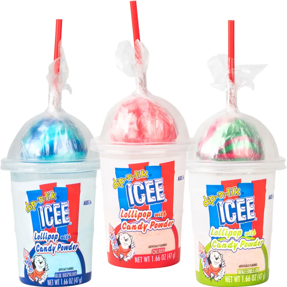 ICEE Dip-N-Lik Lollipop and Candy Powder