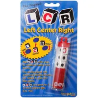 LCR Left, Center, Right Game Tube