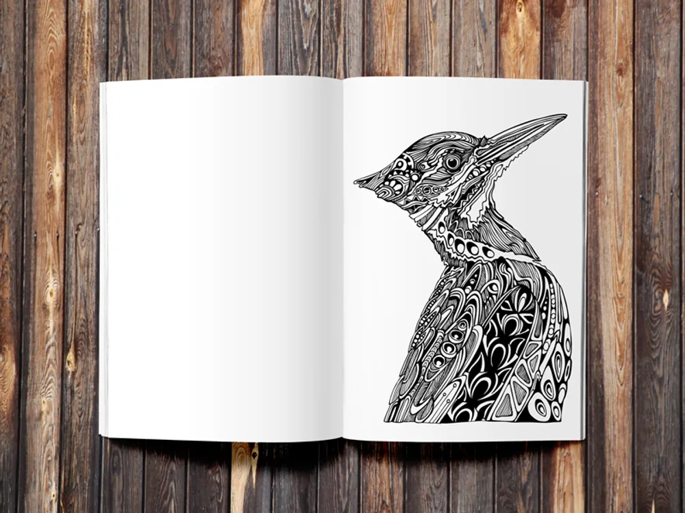 North American Wildlife - An Adult Coloring Book