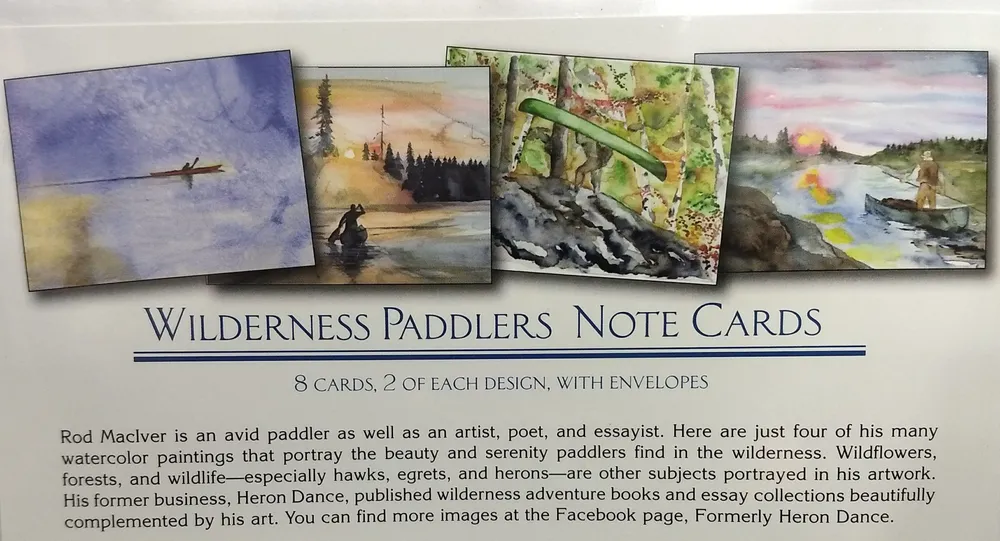 Wilderness Paddler Notecard Pack