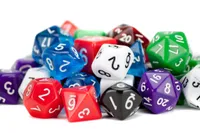 100+ Pack of Random D6 Polyhedral Dice in Multiple Colors