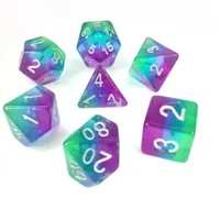 Northern Lights - 7 Dice Set with Bag