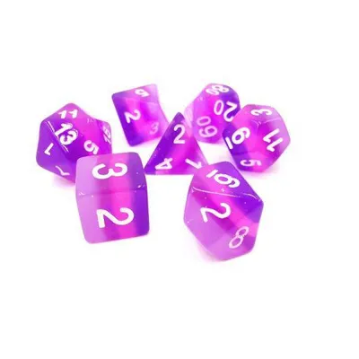 Purple Power - 7 Dice Set with Bag