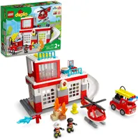 DUPLO Fire Station and Helicopter