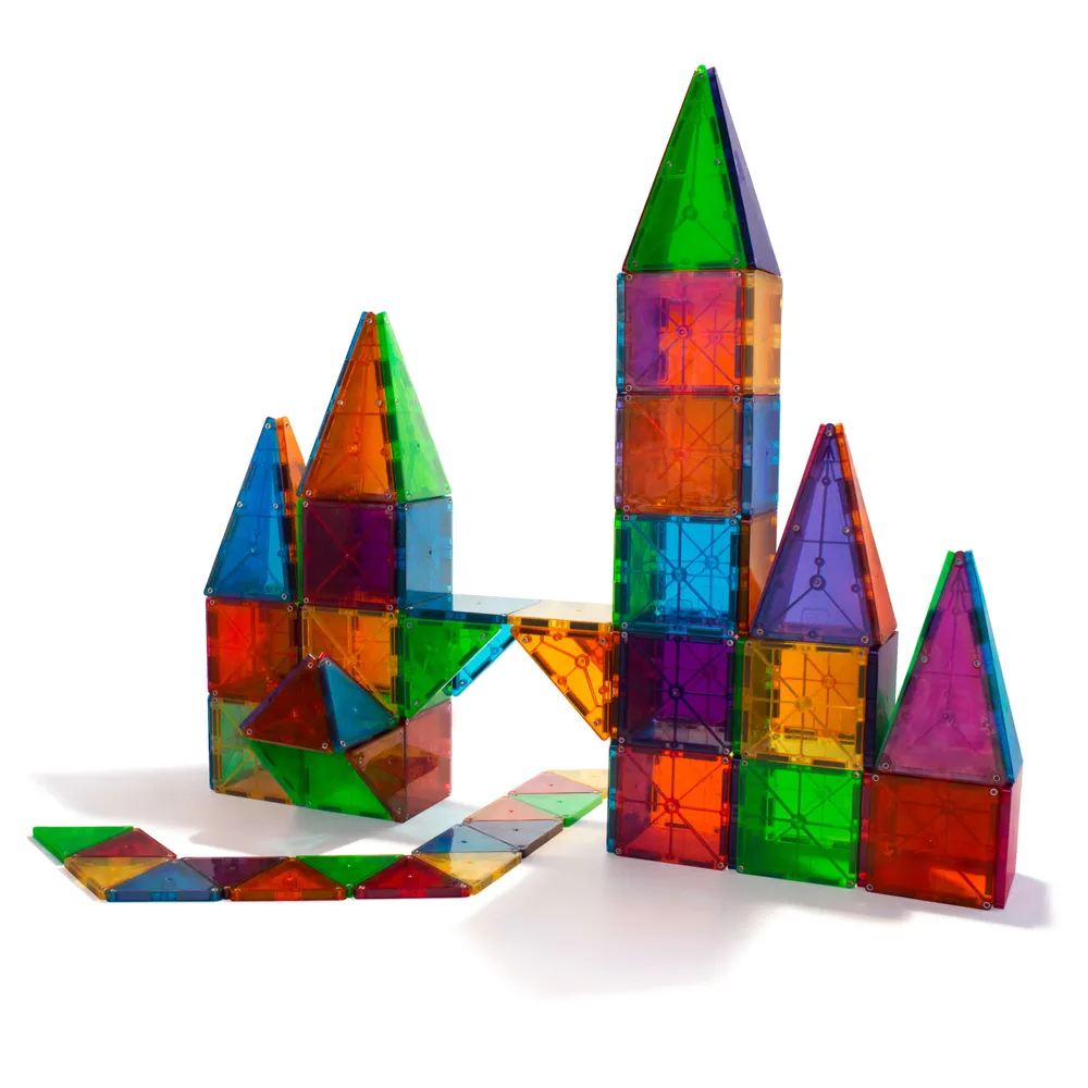 Magna-Tiles 100 Piece Set - Clear Colors