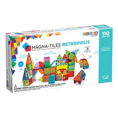 Magna-Tiles Metropolis 110 Piece Set - Clear Colors