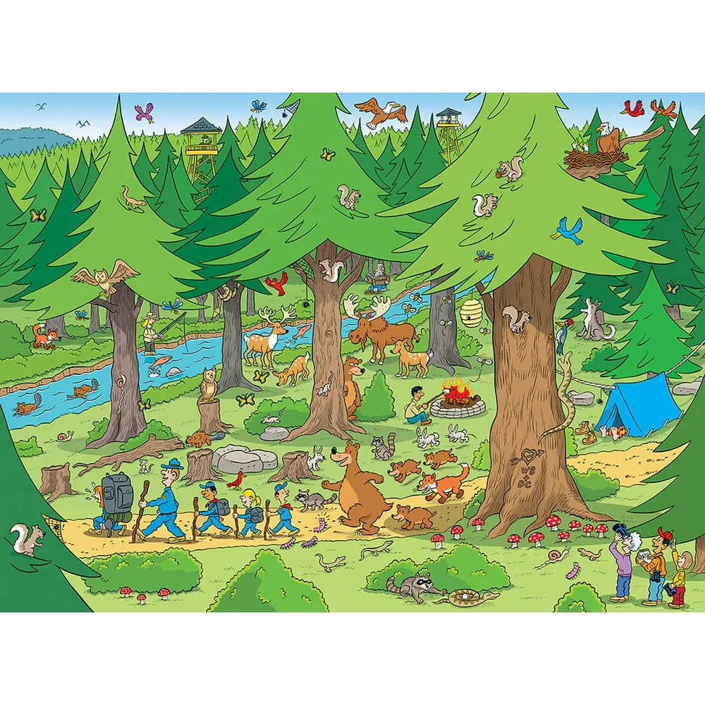 101 Things to Spot - In the Woods - 101pc Puzzle