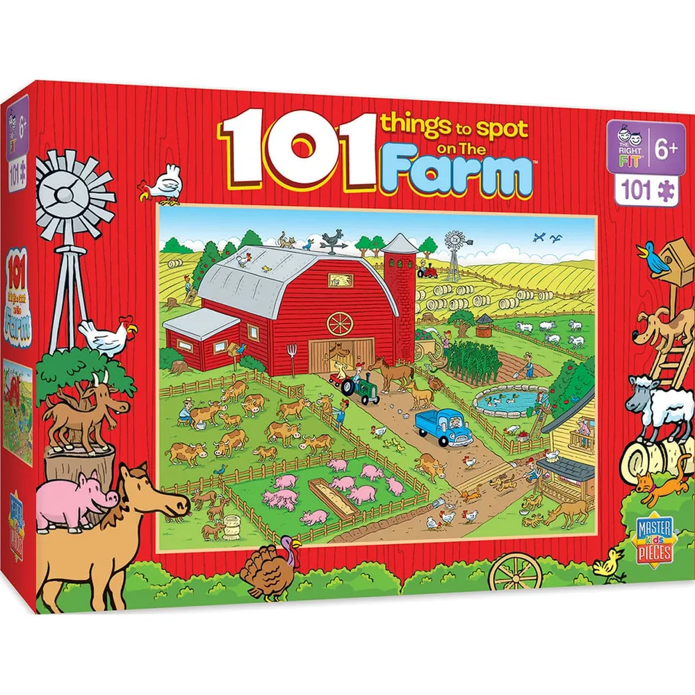 101 Things to Spot - On the Farm - 101pc Puzzle