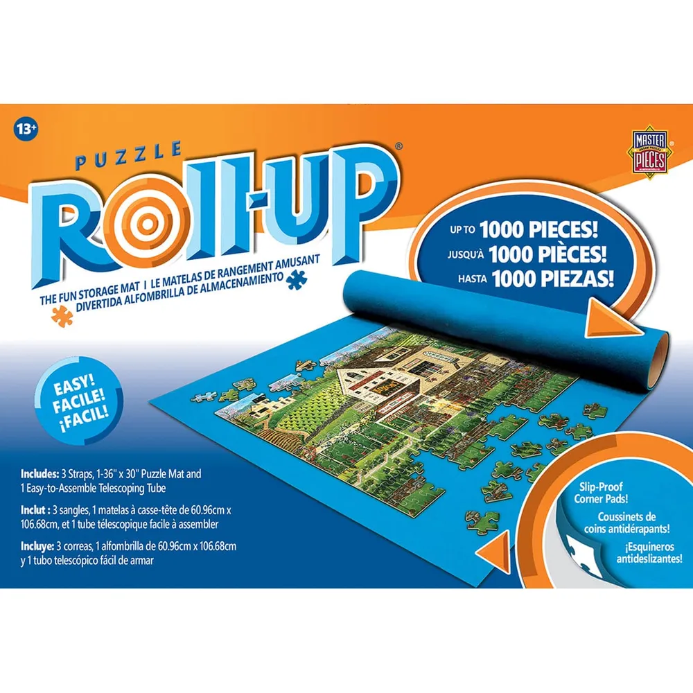 30" x 36" Puzzle Roll-Up Mat - Up to 1,000 Piece Puzzle