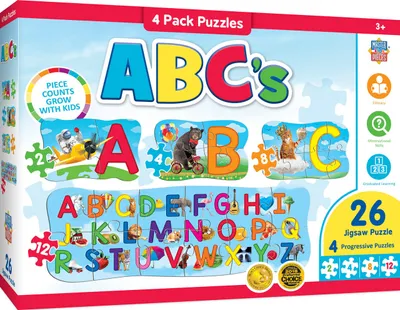 ABCs - 4-Pack - 26pc Puzzles