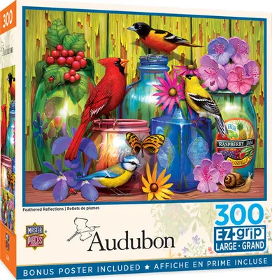 Audubon - Feathered Reflections - 300pc EZGrip Puzzle