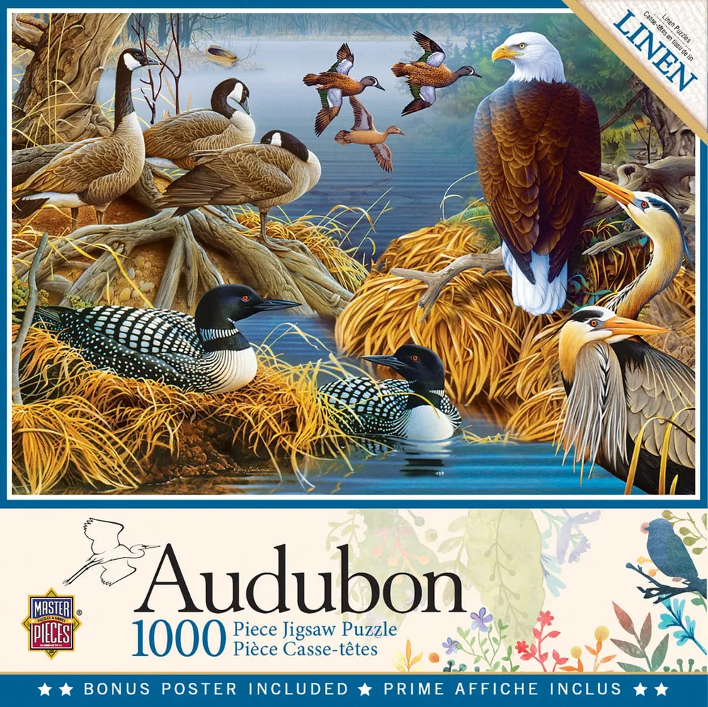 Audubon - Lake Life - 1,000 Piece Puzzle