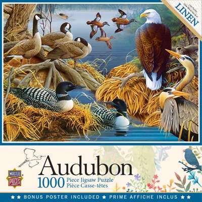 Audubon - Lake Life - 1,000 Piece Puzzle