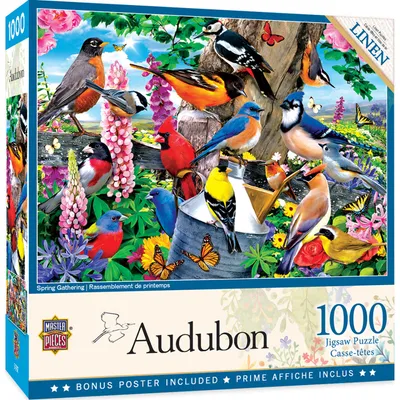 Audubon - Spring Gathering - 1000pc Puzzle