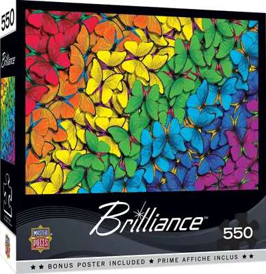 Brilliance - Fluttering Rainbow - 550pc Puzzle