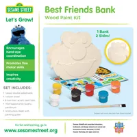 Classic Wood Paint Kit - Sesame Street Character Bank