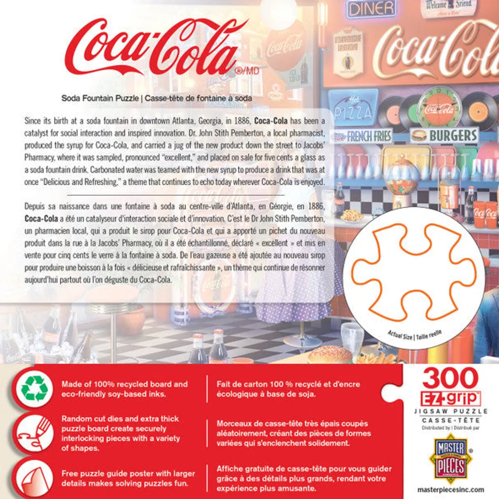 Coca-Cola - Soda Fountain - 300pc EzGrip Puzzle