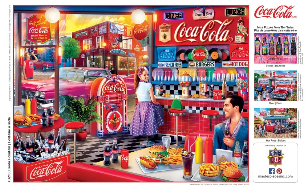 Coca-Cola - Soda Fountain - 300pc EzGrip Puzzle