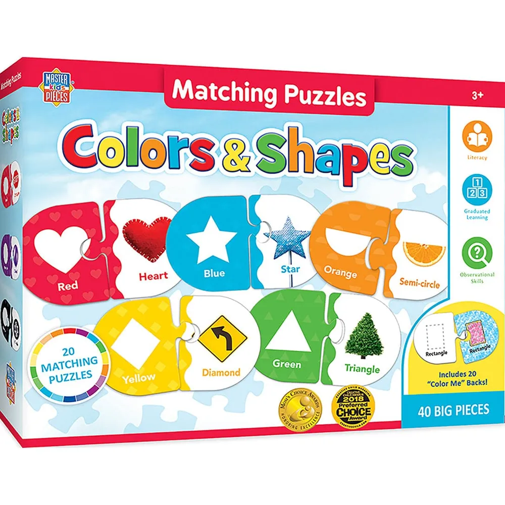 Colors & Shapes Matching Puzzle - 40pc Puzzle