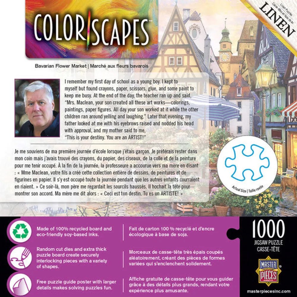 Colorscapes - Bavarian Flower Market - 1000pc Puzzle