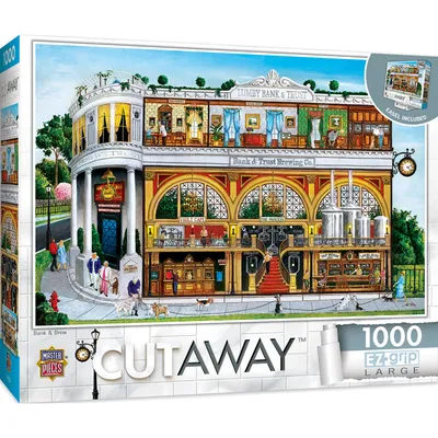Cutaways - Bank & Brew - 1000pc EZGrip Puzzle