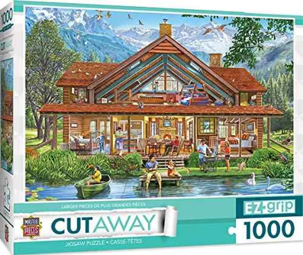 Cutaways - Camping Lodge - 1000pc EZGrip Puzzle