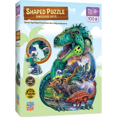 Dinosaur Days - 100pc Shaped Puzzle