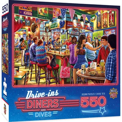 Drive-Ins, Diners, and Dives - Duffy's Sports & Suds - 550pc Puzzle