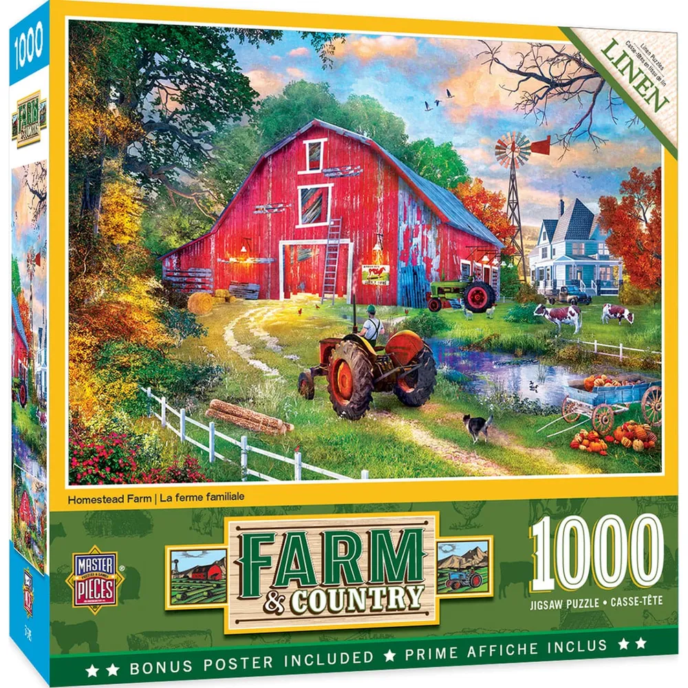 Farm & Country - Homestead Farm - 1000pc Puzzle