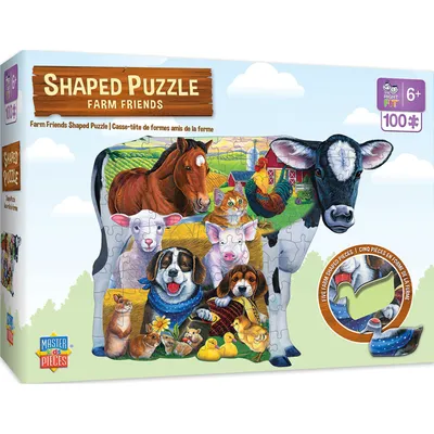 Farm Friends - 100pc Shaped Puzzle