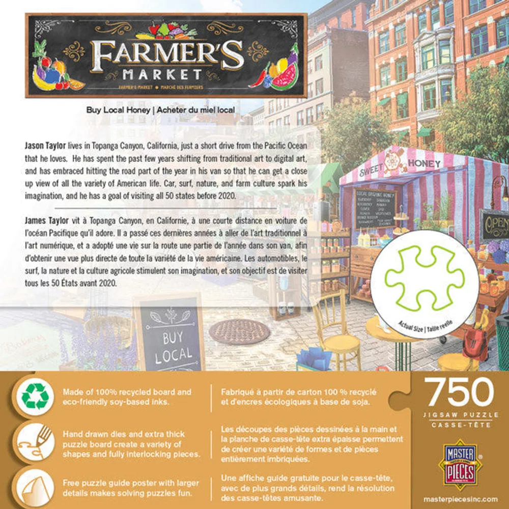Farmer's Market - Buy Local Honey - 750pc Puzzle