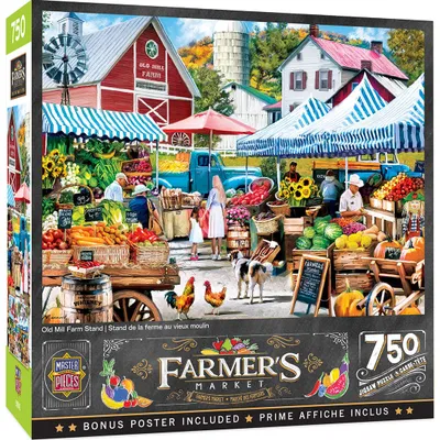 Farmer's Market - Old Mill Farm Stand - 750pc Puzzle